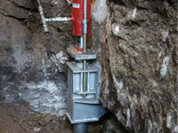 Foundation repair contractors lifting a structure in Sierra Vista.