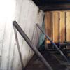 Temporary foundation wall supports stabilizing a Marana home