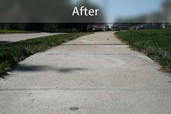 Fixing sunken concrete with PolyLevel® in Tucson